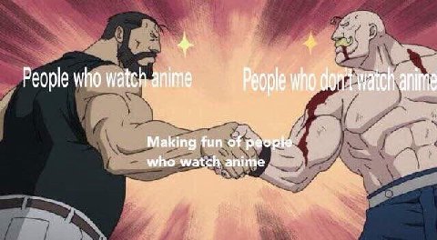 People who watch anime People anime Making fun of who watch anime,