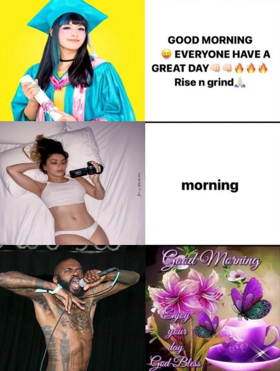 GOOD MORNING EVERYONE HAVE A GREAT DAY We Rise grind. 4 i morning бай у А