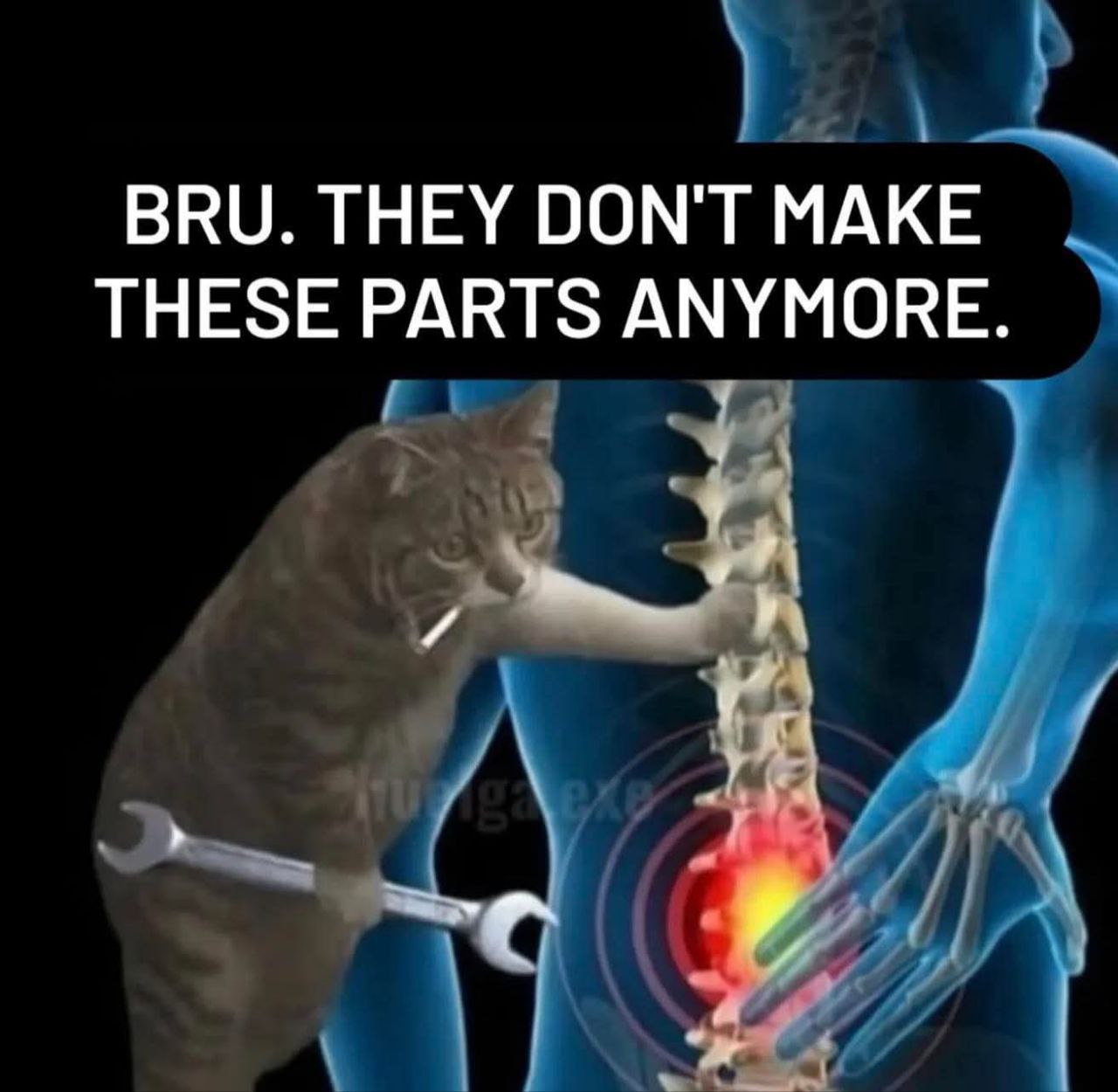 BRU. THEY DON'T MAKE THESE PARTS ANYMORE.