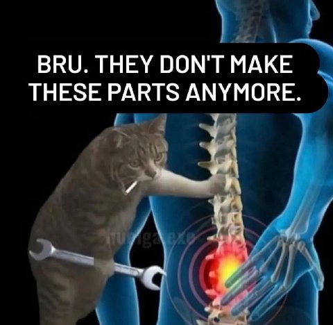BRU. THEY DON'T MAKE THESE PARTS ANYMORE.