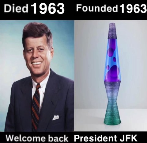 Welcome back President JFK
