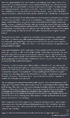 There was а greentext from 4chan don't have it so bear with me). Anon knew an Indian. This indian would make outlandish (he could benchpress he was a billionaire, he did arms deals with the government