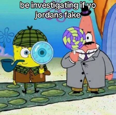 be investigating if jordans fake С
