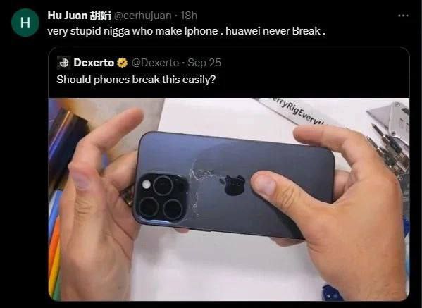 Ни Juan 888 very stupid nigga who make Iphone huawei never Break Dexerto Should phones break this easily? of.