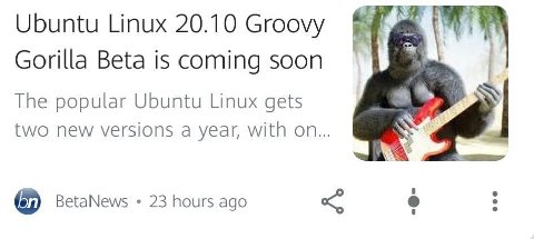 Я Ubuntu Linux 20.10 Groovy Gorilla Beta is coming soon The popular Ubuntu Linux gets two new versions а year, with BetaNews 23 hours ago