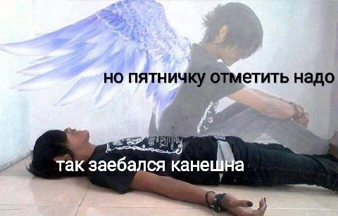 но пятничку отметить надо так заеба
