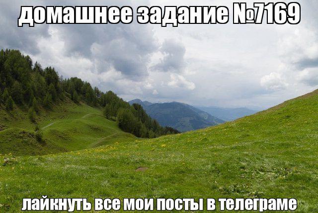 домашнеезадание №1169 2 as =A лайкнуть все мои посты в телеграме