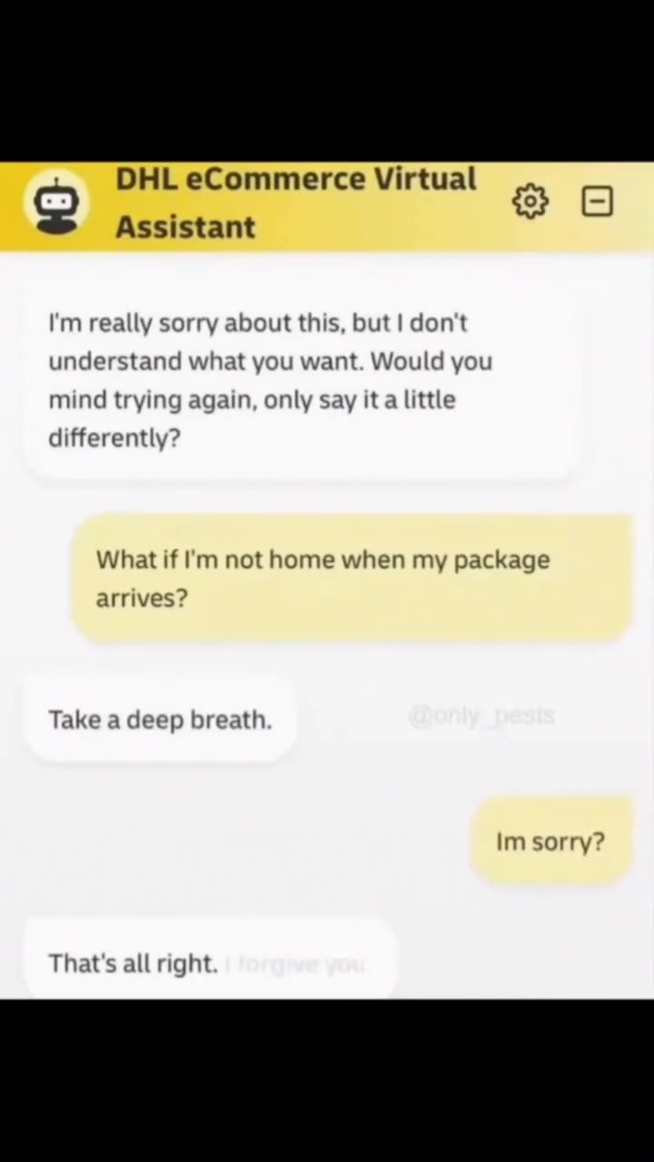 , DHL eCommerce Virtual $ © I'm really sorry about this, but | don't understand what you want. Would you mind trying again, only say ita little