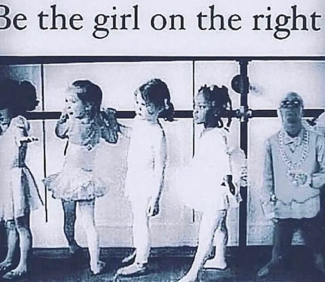 the girl on the right