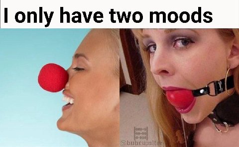 only have two moods 4 +4 a