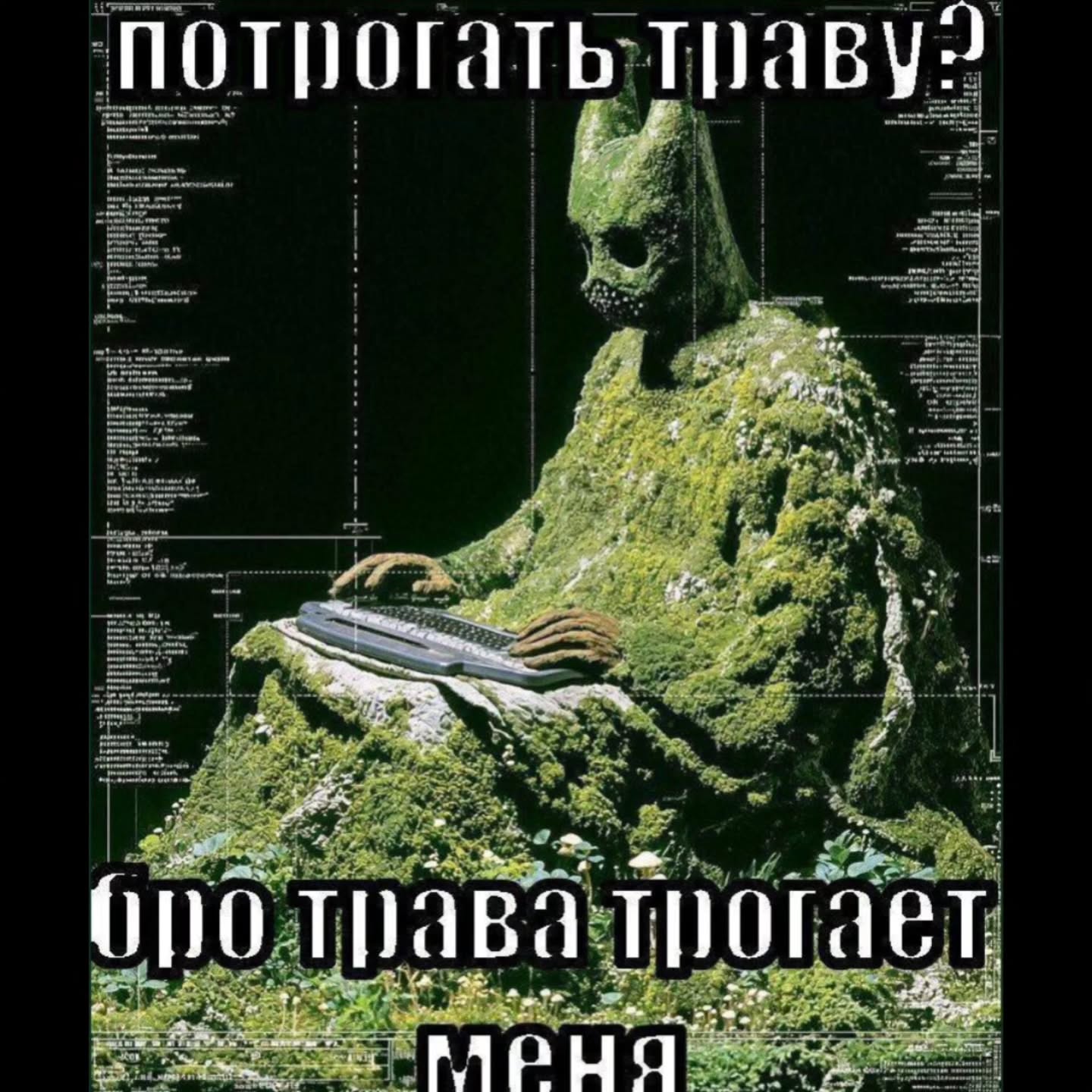 потрогать