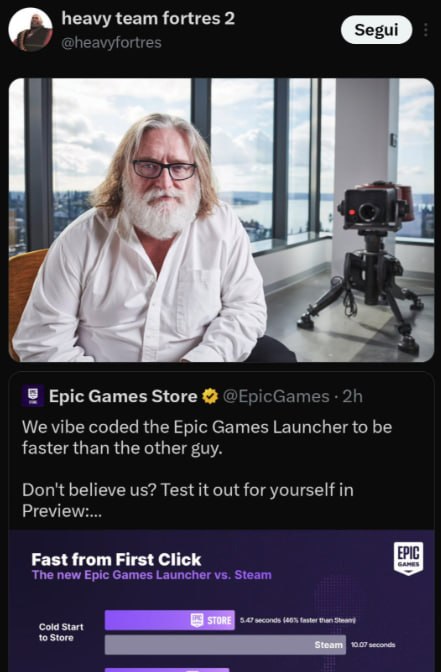 fortres 2 Сате 8 Epic Games Store We vibe coded the Epic Games Launcher to be faster than the other guy. Don't believe Test it out for yourself in Fast from First Click The new Epic Games Launcher Ste