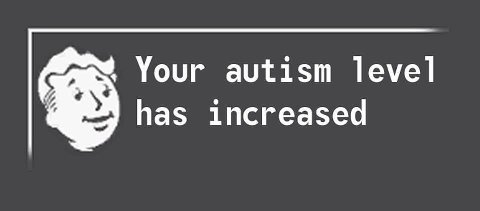 Your autism level has increased