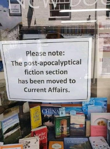 i Please note post-apocalyptical The fiction section has been moved to Current Affairs a: CHINA int tail I det 5