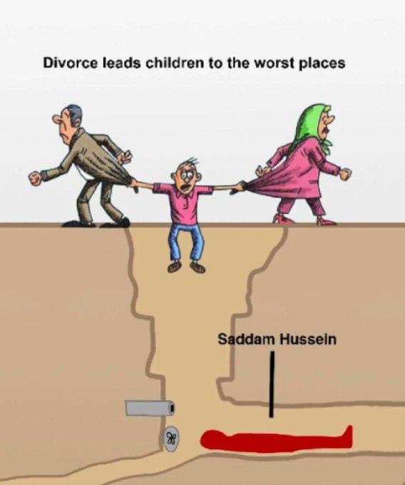 Divorce leads children to the worst places