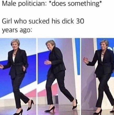 Male politician: *does something* Girl who sucked his dick 30 years ago: |3. 4
