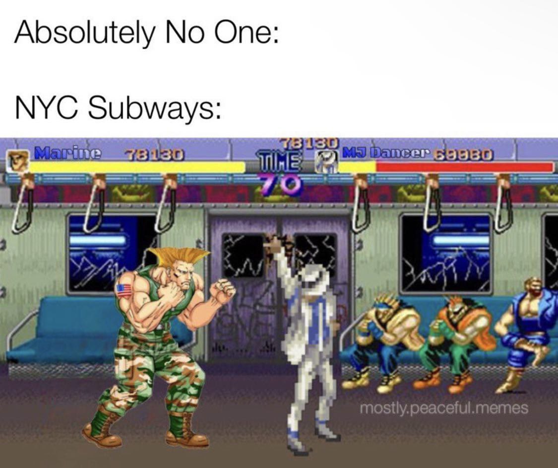 Absolutely No One: NYC Subways:
