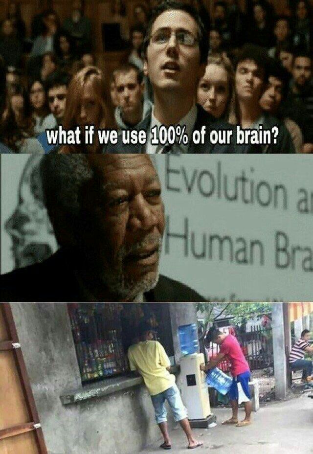 what if we use 100% of our brain?