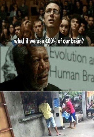 what if we use 100% of our brain?