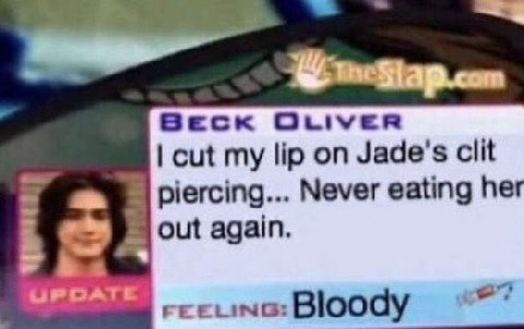 ВЕСК OLIVER cut my lip on Jade's clit piercing... Never eating her again. UPDATE ВОО