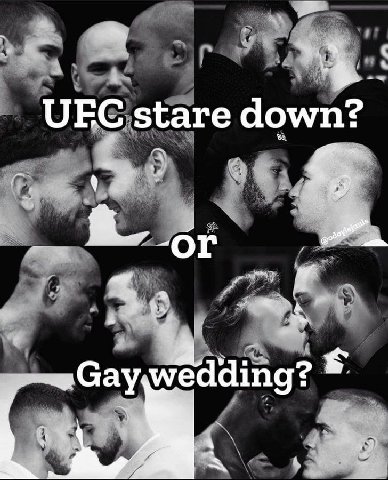 4 UEC stare down? -or Gay edding? 5 5