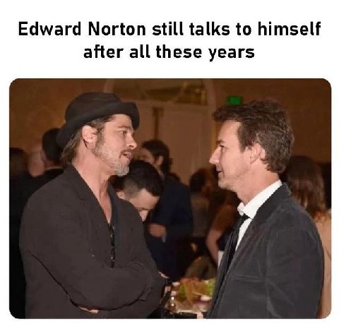 Edward Norton still talks to himself after all these years