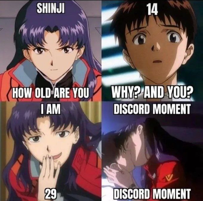 SHINUI 14 HOW OLD ARE YOU? DISCORD МОМЕНТ i MOMENT