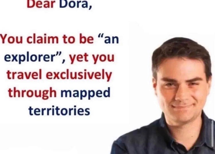 феаг You claim to be “an explorer”, yet you travel exclusively through mapped territories