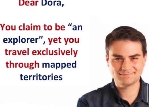 феаг You claim to be “an explorer”, yet you travel exclusively through mapped territories