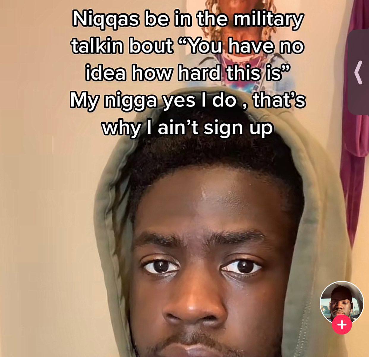 be militany talkin bout have idea how hard this,is” My'nigga yes that’s Why sign up