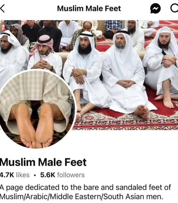 Muslim Male Feet Muslim Male Feet likes followers A page dedicated to the bare and sandaled feet of Muslim/Arabic/Middle Eastern/South Asian men.