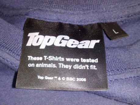 These T-Shirts were tested on animals, They didn’t fit ВВС 2005