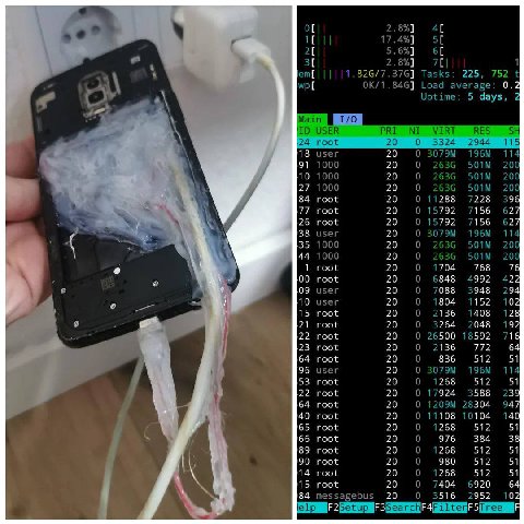 2.8%] 4 2[| 5.6%] 6 2.8%] 7[| 1 Tasks: 225, 752 0К/1.846] Load average: 0.2 Uptime: 5 days, 2 Main 1/0 USER PRI МВТ 24 root 20 0 3324 2944 115 18 user 20 0 114 91 1000 20 0 200 10 1000 20 0 2636 200 2