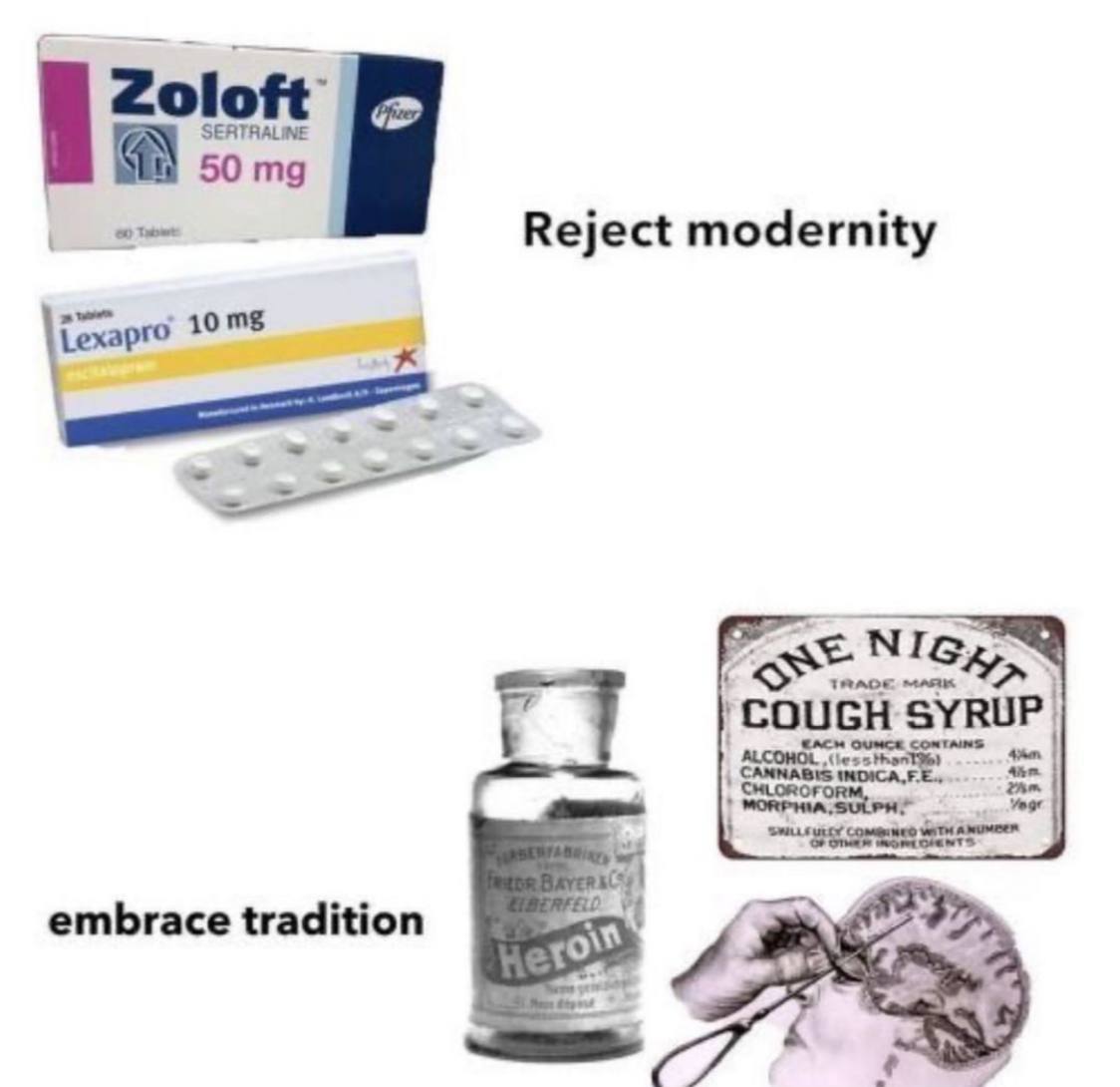 Zoloft SERTRALINE 50 Reject modernity COUGH embrace tradition