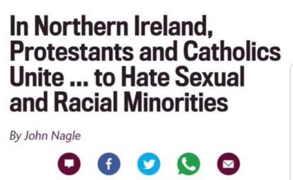 In Northern Ireland, Protestants and Catholics Unite to Hate Sexual and Racial Minorities John Nagle 0008