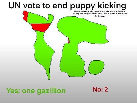 vote to end puppy kicking fucking barbaric piece of Also, will be forced to pay