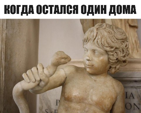КОГДА ОСТАЛСЯ ОДИН ДОМА