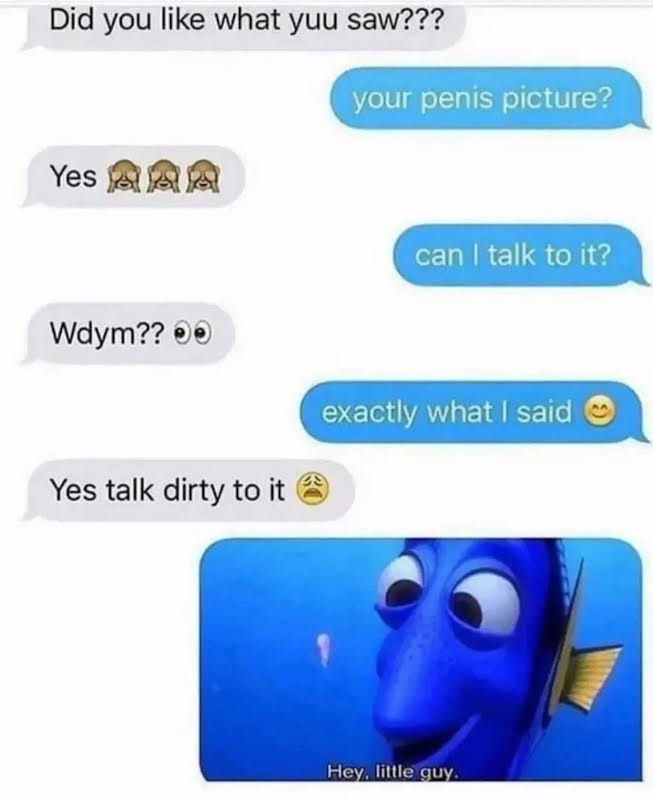 Did you like what yuu saw??? Yes Wdym?? Yes talk dirty to it 1