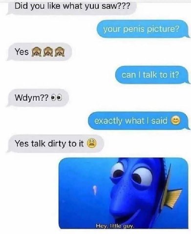 Did you like what yuu saw??? Yes Wdym?? Yes talk dirty to it 1
