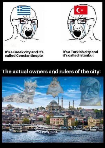 A it's a Greek city and it's it’s a Turkish city and it's called Istanbul called Constantinople The actual owners and rulers of the city а
