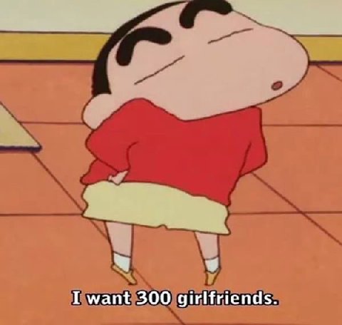 I want 300 girlfriends.