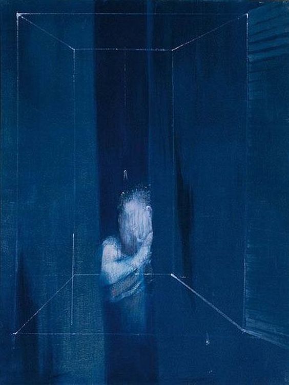 Francis Bacon - Two Figures at a Window, 1953 / Joseph Philibert Girault de Prangey - Constantinople, Hyppodrôme, 1842-44