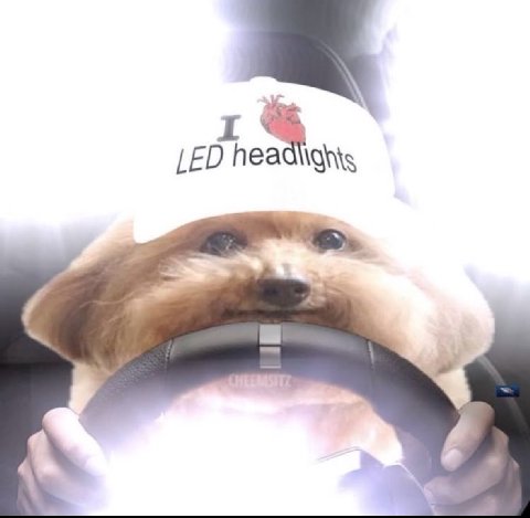 a LED В a