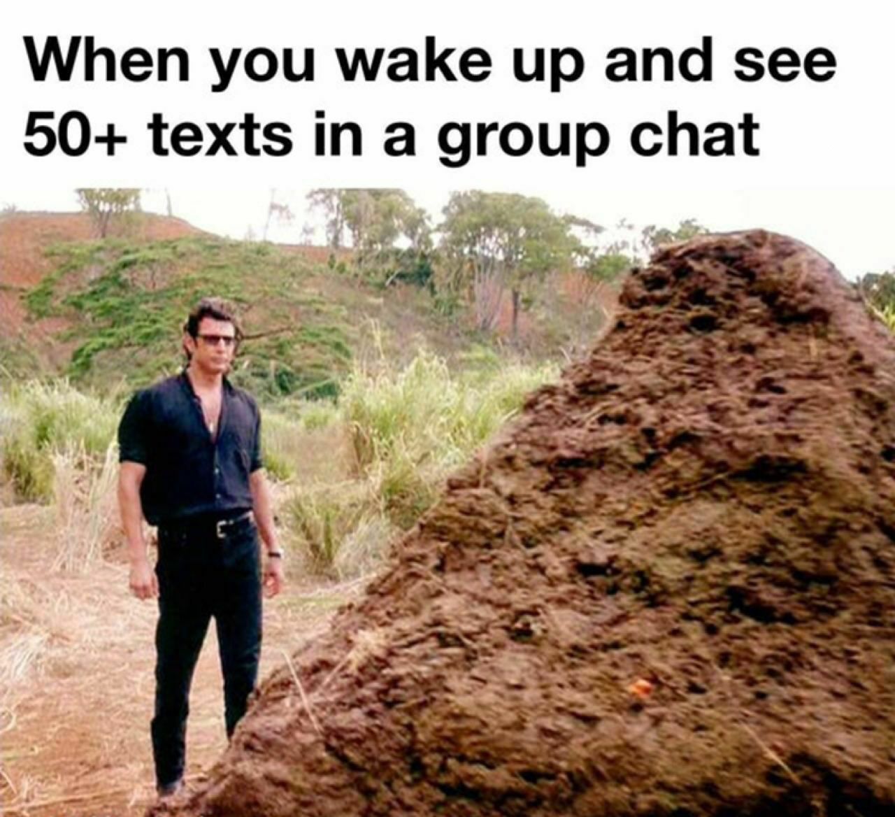 When you wake up and see 50+ texts in a group chat 4 у У А