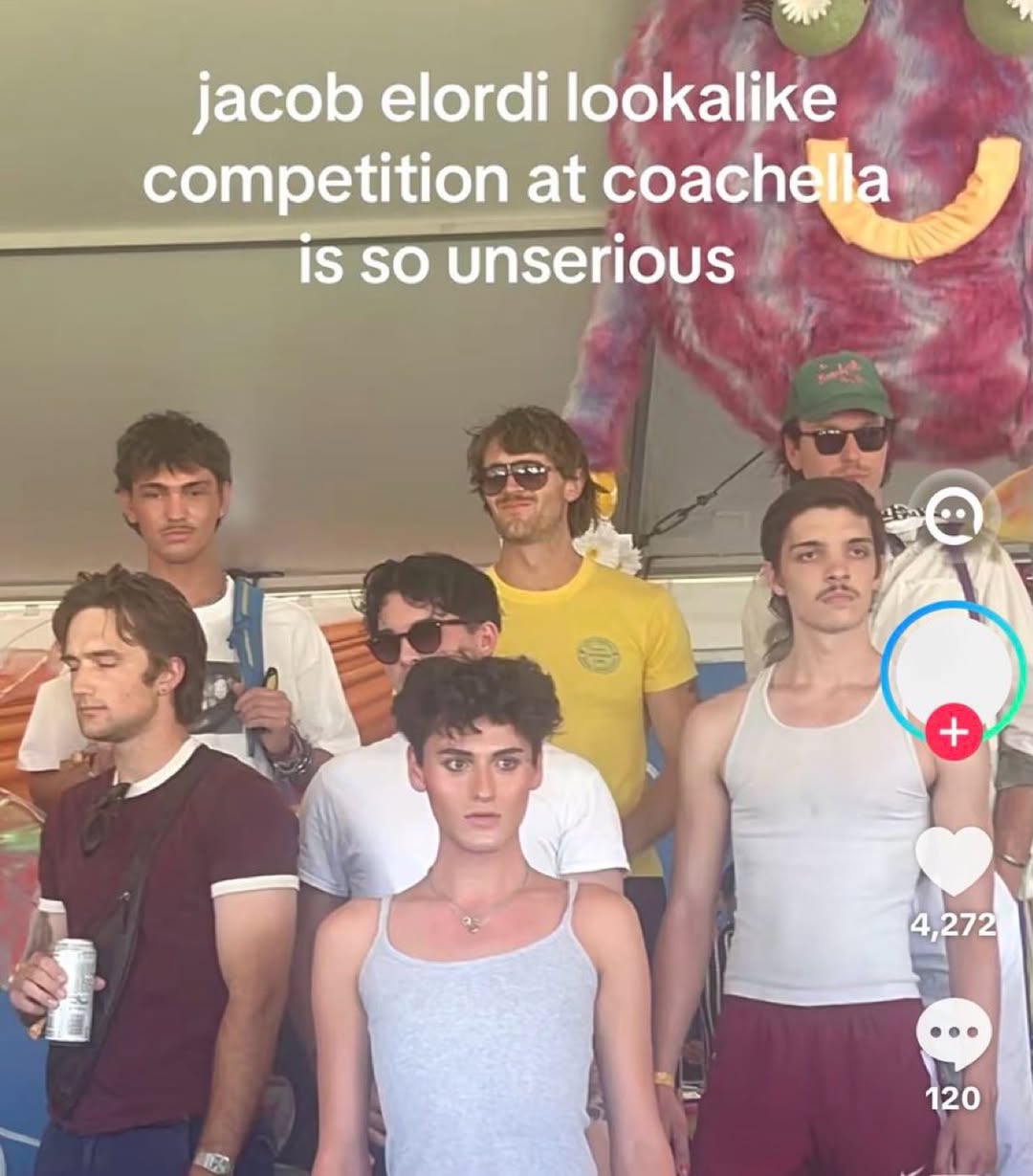 jacob elordi lookalike competition at соаспейа, 7 is SO unserious 4 4 a А 4,27