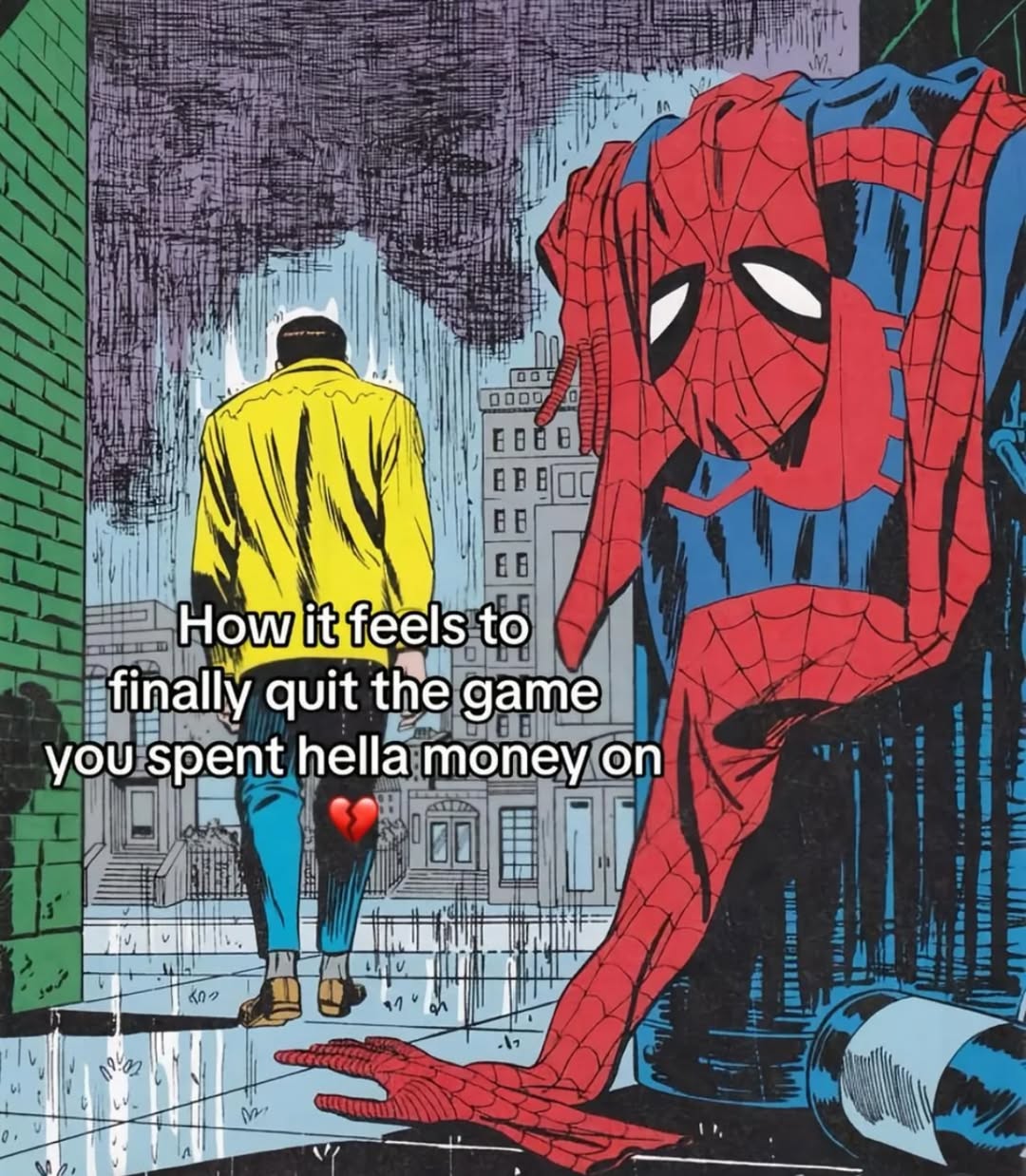 i to finally quit the game you spent hella money on