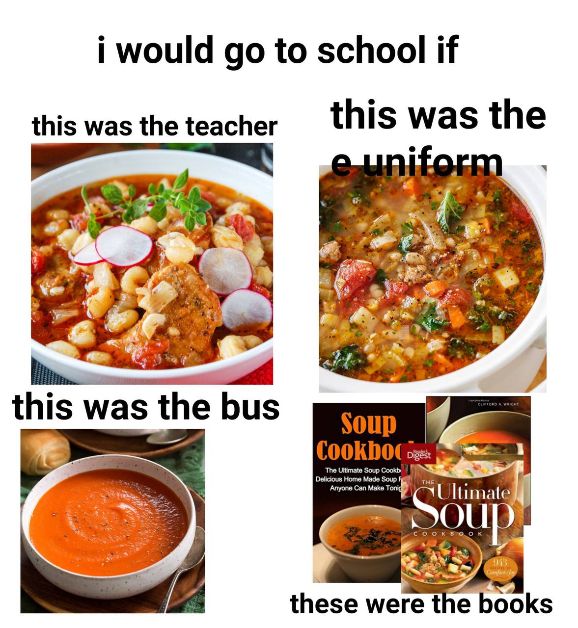 i would to school if this was the this was the teacher ard. this was the bus Digest Delici Rat 943 these were the books