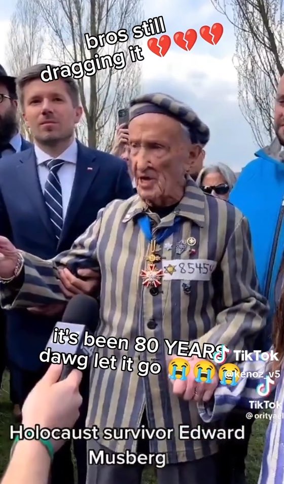 iff 4A ON 435 Беёп 80 daw тктек awg до TikTo у Holocaust survivor Edward Musberg