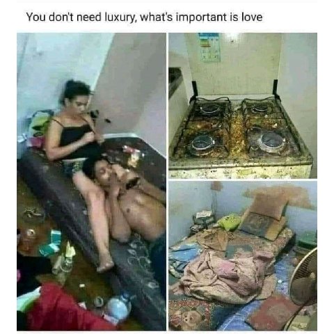 You don't need luxury, what's important is love “3