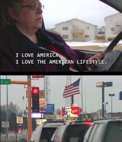 LOVE АМЕКТСА, IT LOVE THE AMERICAN LIFESTYLE. at